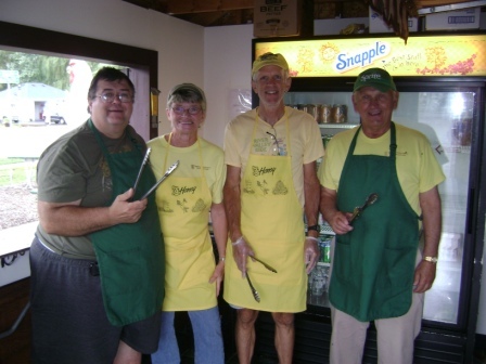 Working the Brat Fry